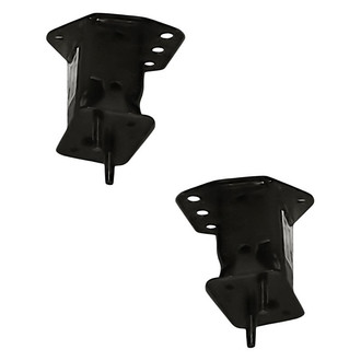 Replacement - Front Driver and Passenger Side Bumper Bracket Set (Standard Line)