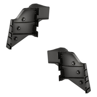 Replacement - Front Driver and Passenger Side Bumper Cover Support Set (Standard Line)