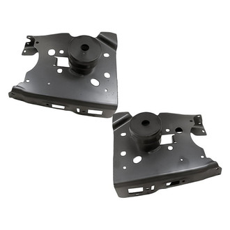 Replacement - Front Driver and Passenger Side Bumper Bracket Set (Standard Line)