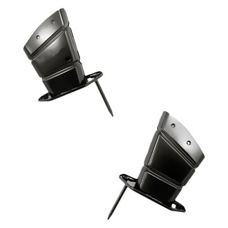 Replacement - Rear Driver and Passenger Side Bumper Bracket Set (CAPA Certified)
