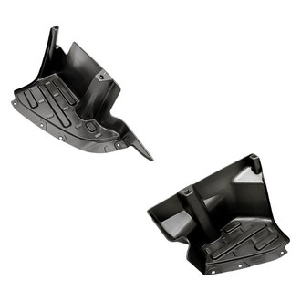 Replacement - Rear Driver and Passenger Side Bumper To Body Filler Panel Set (Standard Line)