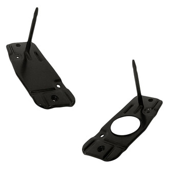 Replacement - Rear Driver and Passenger Side Bumper Bracket Set (CAPA Certified)