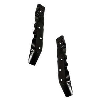 Replacement - Front Driver and Passenger Side Bumper Reinforcement Bracket Set (Standard Line)