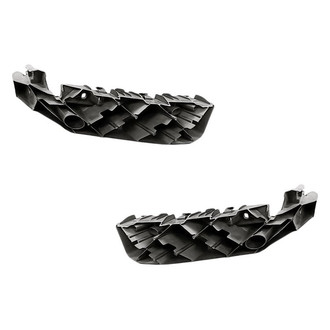 Replacement - Front Driver and Passenger Side Bumper Headlight Bracket Set (Standard Line)