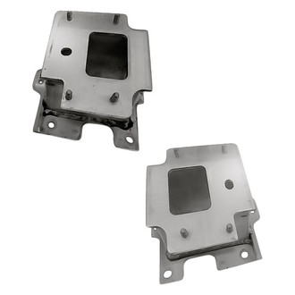 Replacement - Front Driver and Passenger Side Bumper Mounting Bracket Set (Standard Line)