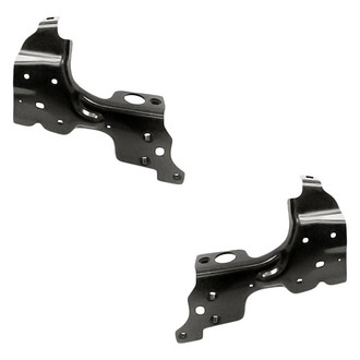 Replacement - Rear Inner Driver and Passenger Side Bumper Bracket Set (CAPA Certified)