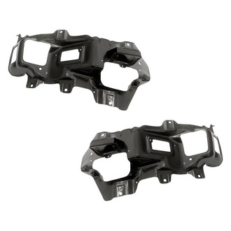Replacement - Front Driver and Passenger Side Bumper Support Bracket Set (CAPA Certified)