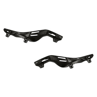 Replacement - Front Driver and Passenger Side Bumper Cover Side Support Set (Standard Line)