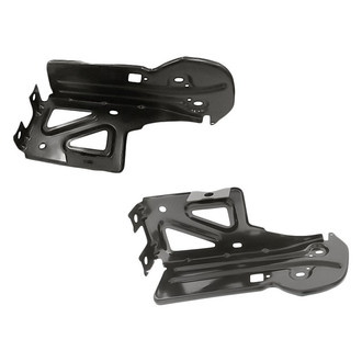 Replacement - Rear Driver and Passenger Side Bumper Support Impact Bar Bracket Set (Standard Line)