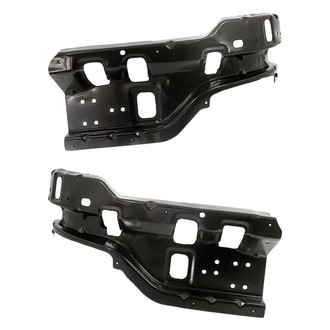 Replacement - Front Outer Driver and Passenger Side Bumper Impact Bar Bracket Set (CAPA Certified)