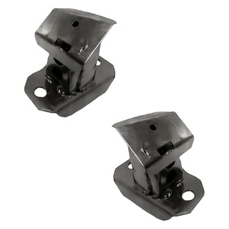 Replacement - Front Driver and Passenger Side Bumper Support Bracket Set (Standard Line)