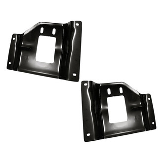 Replacement - Front Driver and Passenger Side Bumper Mounting Plate Set (Standard Line)