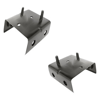 Replacement - Front Driver and Passenger Side Bumper Reinforcement Mounting Bracket Set (Standard Line)