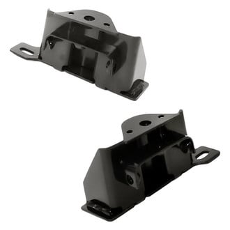 Replacement - Front Driver and Passenger Side Bumper Impact Bar Bracket Set (CAPA Certified)