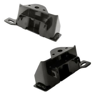 Replacement - Front Driver and Passenger Side Bumper Impact Bar Bracket Set (Standard Line)