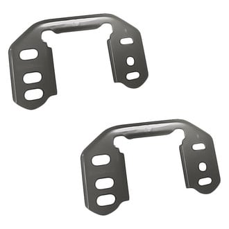 Replacement - Front Driver and Passenger Side Bumper Bracket Set (Standard Line)