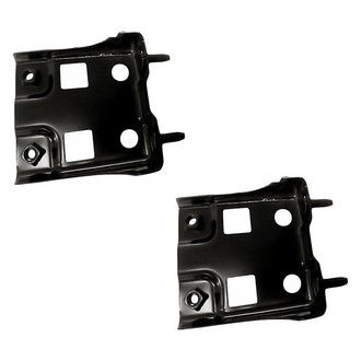 Replacement - Rear Driver and Passenger Side Bumper End Cap Support Bracket Set (Standard Line)