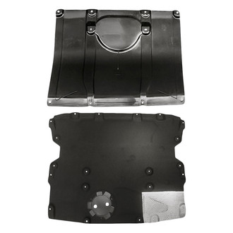 Replacement - Front and Center Engine Splash Shield Set (CAPA Certified)