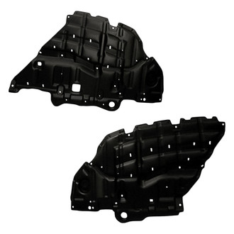 Replacement - Front Driver and Passenger Side Splash Shield Set (CAPA Certified)