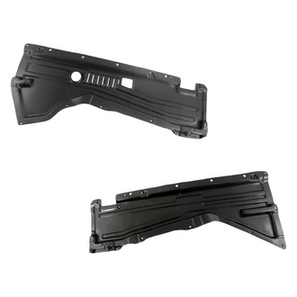 Replacement - Driver and Passenger Side Bumper Splash Shield Set (Standard Line)