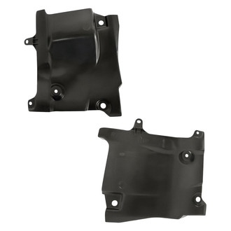 Replacement - Front Driver and Passenger Side Fender Splash Shield Set (Standard Line)