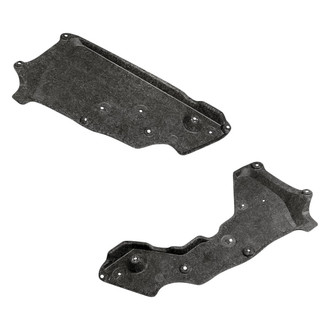 Replacement - Rear Driver and Passenger Side Engine Splash Shield Set (Standard Line)