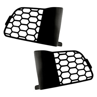 Replacement - Front Driver and Passenger Side Fog Light Cover Set (Standard Line)