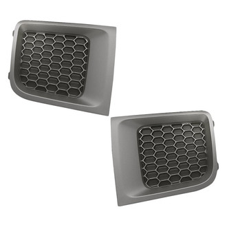 Replacement - Front Driver and Passenger Side Bumper Grille Insert Set (Standard Line)
