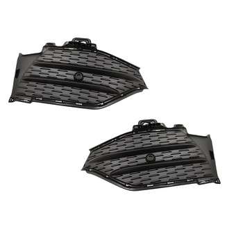 Replacement - Front Driver and Passenger Side Bumper Insert Set (Standard Line)