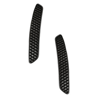 Replacement - Rear Driver and Passenger Side Bumper Cover Grille Set (Standard Line)
