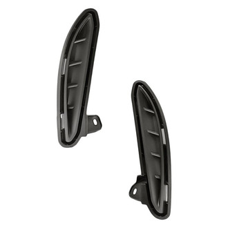 Replacement - Front Outer Driver and Passenger Side Fog Light Cover Set (Standard Line)
