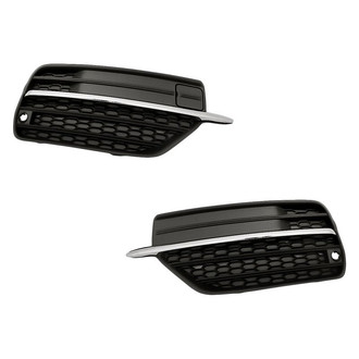 Replacement - Front Lower Driver and Passenger Side Fog Light Cover Set (Standard Line)