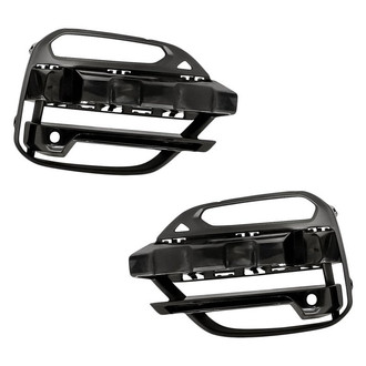 Replacement - Front Lower Driver and Passenger Side Fog Light Bezel Set (Standard Line)