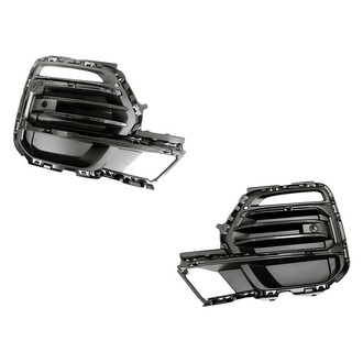 Replacement - Front Outer Driver and Passenger Side Fog Light Cover Set (Standard Line)