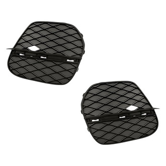 Replacement - Front Driver and Passenger Side Fog Light Cover Set (Standard Line)