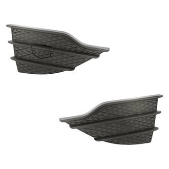 Replacement - Front Driver and Passenger Side Fog Light Cover Set (Standard Line)