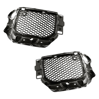 Replacement - Front Outer Driver and Passenger Side Fog Light Cover Set (Standard Line)