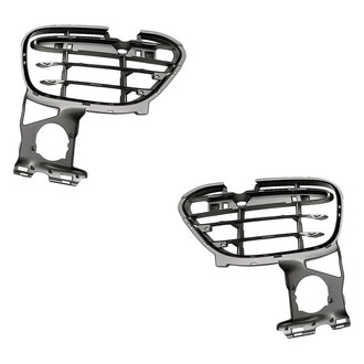 Replacement - Front Driver and Passenger Side Bumper Grille Insert Set (Standard Line)