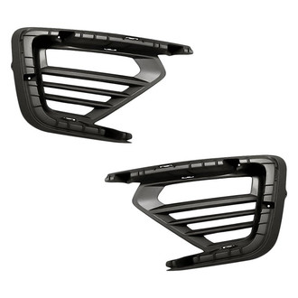 Replacement - Front Driver and Passenger Side Fog Light Bezel Set (Standard Line)