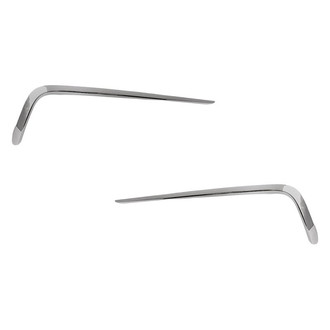 Replacement - Front Driver and Passenger Side Bumper Cover Molding Set (CAPA Certified)