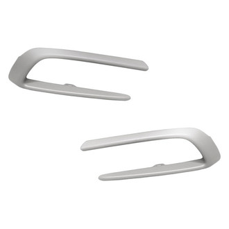 Replacement - Rear Driver and Passenger Side Bumper Cover Molding Set (Standard Line)