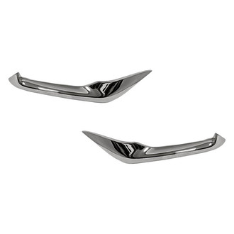 Replacement - Front Lower Driver and Passenger Side Bumper Cover Molding Set (Standard Line)
