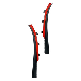 Replacement - Front Outer Driver and Passenger Side Bumper Cover Molding Set (Standard Line)