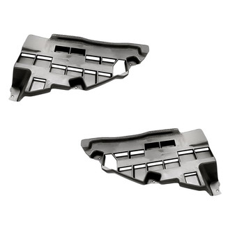 Replacement - Front Driver and Passenger Side Bumper Cover Support Filler Bracket Set (Standard Line)