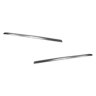 Replacement - Rear Driver and Passenger Side Bumper Cover Molding Set (Standard Line)