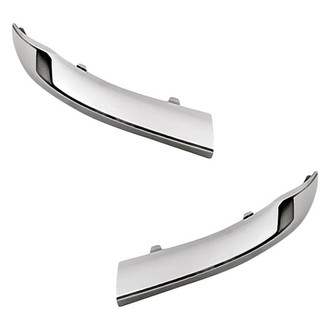 Replacement - Front Lower Outer Driver and Passenger Side Bumper Cover Molding Set (Standard Line)