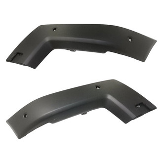 Replacement - Front Driver and Passenger Side Bumper Molding Set (Standard Line)