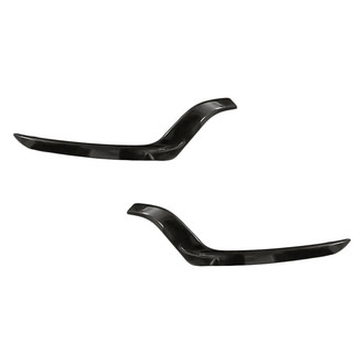 Replacement - Front Driver and Passenger Side Bumper Cover Molding Set (Standard Line)