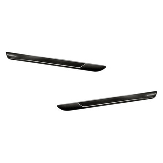 Replacement - Rear Driver and Passenger Side Bumper Cover Molding Set (Standard Line)