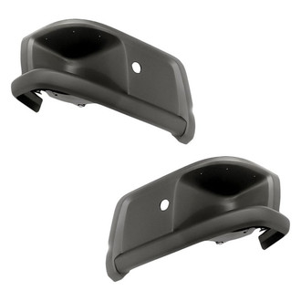 Replacement - Rear Driver and Passenger Side Bumper End Set (Standard Line)